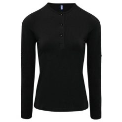 Koszulka damska Premier Long John. Czarne koszulki sportowe damskie PREMIER, bez wzorów, z materiału, bez ramiączek. Za 133.50 zł.