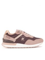Beverly Hills Polo Club Sneakersy S9017-IW Bordowy. Czerwone obuwie sportowe damskie Beverly Hills Polo Club, z nubiku, bez zapięcia. Za 279.99 zł.