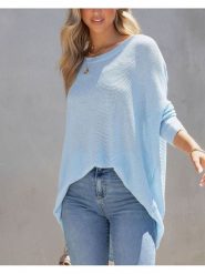 Milan Kiss Sweter w kolorze błękitnym rozmiar: S. Niebieskie swetry klasyczne damskie Milan Kiss, s, bez kołnierzyka. Za 130.99 zł.