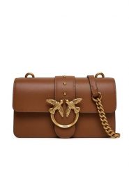 PINKO Torebka Love One Mini ST.CL Al 25-26 PLTT 105856 A0F1 Brązowy. Brązowe listonoszki damskie Pinko, bez wzorów, ze skóry, bez dodatków. Za 1,199.00 zł.