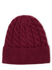 Marie Lund Czapka Kobiety Sztuczne włókno lila|czerwony, ONE SIZE. Czerwone czapki damskie Marie Lund, bez wzorów, z włókna. Za 149.95 zł.
