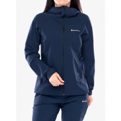 Kurtka softshell damska Montane Tenacity Nano Hoodie. Niebieskie kurtki damskie Montane, bez wzorów, z softshellu, bez kaptura. Za 629.99 zł.