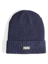 Puma Czapka beanie w kolorze granatowym rozmiar: onesize. Niebieskie czapki damskie Puma, bez wzorów, prążkowane. Za 73.93 zł.