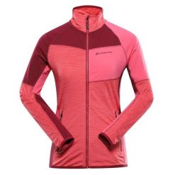 Damska bluza trekkingowa szybkoschnąca Alpine Pro Onneca 2. Czerwone bluzy damskie Alpine Pro, bez wzorów, bez kaptura. W wyprzedaży za 209.00 zł.