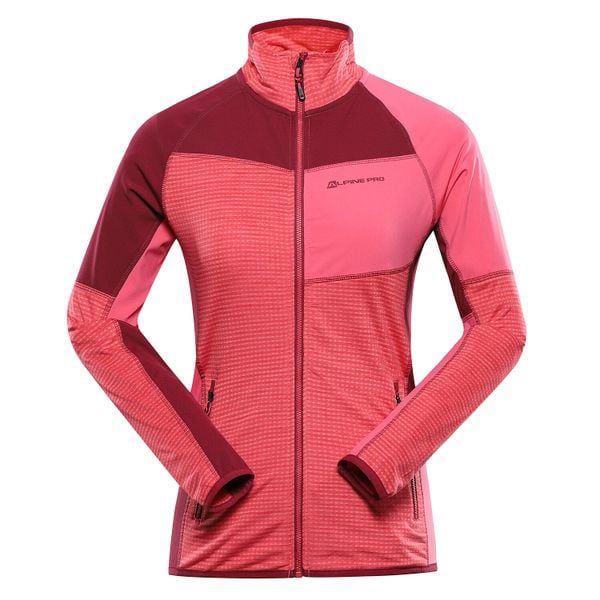 Damska bluza trekkingowa szybkoschnąca Alpine Pro Onneca 2. Czerwone bluzy damskie Alpine Pro, l, bez wzorów, z materiału, bez kaptura. Za 209.00 zł.