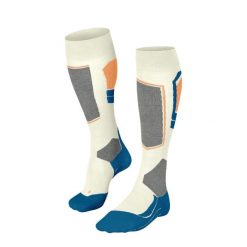 Podkolanówki damskie Falke SK4 Advanced. Białe skarpetki damskie Falke, bez wzorów. Za 205.50 zł.