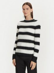 Olsen Sweter 11004501 Czarny Regular Fit. Czarne swetry klasyczne damskie Olsen, z syntetyku, bez kołnierzyka. Za 249.99 zł.