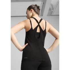 Damska luźna koszulka bez rękawów MOVE CLOUDSPUN PUMA Black. Czarne koszulki sportowe damskie Puma, m, bez wzorów, bez ramiączek. W wyprzedaży za 99.00 zł.
