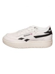 Reebok Skórzane sneakersy "Club C Double Reveng" w kolorze biało-czarnym rozmiar: 38,5. Białe obuwie sportowe damskie Reebok, z materiału, bez zapięcia. Za 258.52 zł.