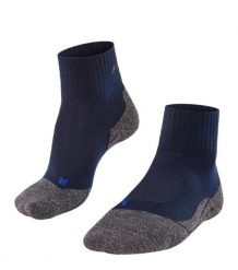 Skarpetki damskie Falke TK2 Short Cool. Niebieskie skarpetki damskie Falke, bez wzorów, z elastanu. Za 151.00 zł.