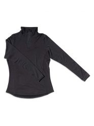 COLD Bluza polarowa "Lech" w kolorze czarnym rozmiar: 38. Czarne bluzy damskie COLD, bez wzorów, z materiału, bez kaptura. Za 133.95 zł.