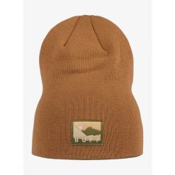 Czapka zimowa Buff Lilon Long - peanut. Brązowe czapki damskie Buff, na zimę, bez wzorów. Za 79.99 zł.