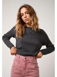 AUTHENTIC CASHMERE Kaszmirowy sweter "Daria" w kolorze antracytowym rozmiar: L. Czarne swetry klasyczne damskie AUTHENTIC CASHMERE, l, z kaszmiru, bez kołnierzyka. Za 354.10 zł.