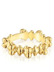 TOUS Pierścionek Bold Bear 1004200712 Złoty. Żółte pierścionki damskie tous, metalowe. Za 319.99 zł.
