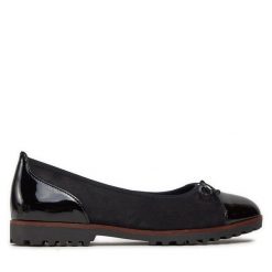 Baleriny Gabor. Czarne balerinki damskie Gabor, bez wzorów. Za 339.99 zł.
