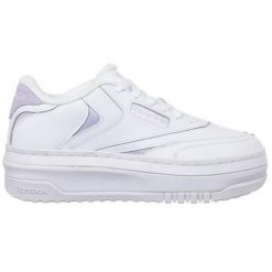 Buty do chodzenia damskie Reebok Club C Extra. Białe obuwie sportowe damskie Reebok, ze skóry, bez zapięcia, trekkingowe, Reebok Club. Za 287.00 zł.