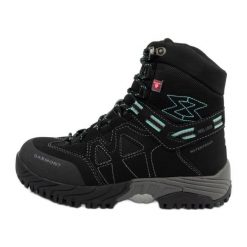 Buty trekkingowe Garmont Momentum Wp 001535 czarne. Czarne obuwie trekkingowe damskie z materiału, bez zapięcia. Za 674.92 zł.