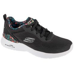 Buty sportowe Sneakersy damskie, Skech-Air Dynamight - Laid Out. Czarne obuwie sportowe casual damskie Skechers, bez zapięcia. Za 299.99 zł.