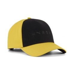 Czapka z daszkiem PUMA x HYROX PUMA. Żółte czapki z daszkiem damskie Puma, na wiosnę, z aplikacjami. Za 129.00 zł.