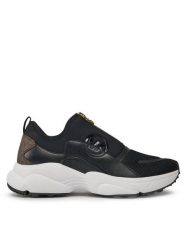 MICHAEL Michael Kors Sneakersy Sami Zip Trainer 43H3SMFSHD Czarny. Czarne obuwie sportowe damskie MICHAEL Michael Kors, z materiału, bez zapięcia. Za 499.99 zł.