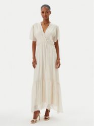 Haveone Sukienka letnia AFF-N006 Écru Loose Fit. Sukienki damskie Haveone, bez wzorów, z wiskozy, bez ramiączek. Za 389.99 zł.