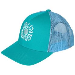 Czapka Trucker Helly Hansen. Zielone czapki z daszkiem damskie Helly Hansen, bez wzorów. Za 259.50 zł.