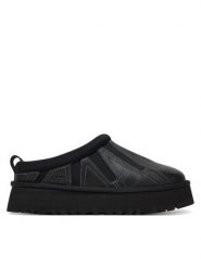 Ugg Śniegowce W Tazz Sunwave 1169771 Czarny. Czarne kapcie damskie Ugg, ze skóry. Za 669.99 zł.