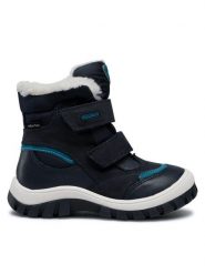 Lasocki Kids Śniegowce CI12-1797-24A Granatowy. Niebieskie buty zimowe chłopięce Lasocki Kids, z nubiku, bez zapięcia. Za 199.99 zł.