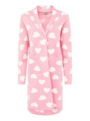 Zwillingsherz Kardigan w kolorze jasnoróżowym rozmiar: L/XL. Różowe kardigany damskie Zwillingsherz, l, bez wzorów. Za 247.99 zł.