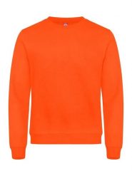 Clique Basic Roundneck bluza unisex visibility orange. Brązowe bluzy damskie CLIQUE, xl, bez wzorów, z bawełny, bez kaptura. Za 157.03 zł.