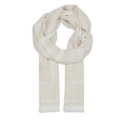 Szal Calvin Klein. Szare szaliki damskie Calvin Klein, bez wzorów. Za 329.99 zł.