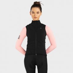 Termiczna kamizelka kolarska damska SIROKO SRX Ultra Warm-W. Czarne kamizelki damskie SIROKO, xl, bez wzorów, bez kaptura. W wyprzedaży za 445.95 zł.