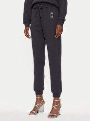 Pinko Spodnie dresowe Felpa 100371 A23C Granatowy Regular Fit. Niebieskie spodnie dresowe damskie Pinko, xl, bez wzorów, z bawełny. Za 499.99 zł.