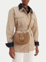 GINO ROSSI Torebka C-1-3 Brązowy. Brązowe torebki klasyczne damskie Gino Rossi, z materiału, bez dodatków. Za 179.99 zł.