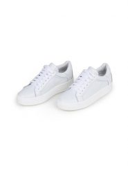 Anna Morellini Skórzane sneakersy "Antilina" w kolorze białym rozmiar: 41. Białe obuwie sportowe damskie Anna Morellini, bez zapięcia. Za 386.53 zł.