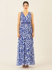 APART Sukienka w kolorze niebiesko-białym rozmiar: 40. Niebieskie sukienki damskie Apart, bez wzorów, z koronki, bez ramiączek. Za 387.45 zł.