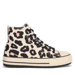 Trampki Jenny Fairy. Brązowe trampki damskie Jenny Fairy, bez wzorów, bez zapięcia. Za 69.99 zł.