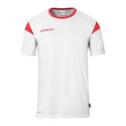 Koszulka Uhlsport Squad 27. Białe bluzki damskie Uhlsport, xl, bez wzorów, z dżerseju, sportowe, bez kołnierzyka, bez ramiączek. Za 122.50 zł.