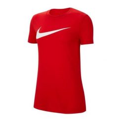 Koszulka Damska Park 20 DriFIT. Czerwone koszulki damskie Nike, s, bez wzorów, bez kołnierzyka, bez ramiączek. Za 170.99 zł.
