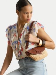 LAUREN RALPH LAUREN Torebka 431P10158001 Brązowy. Brązowe torebki klasyczne damskie Lauren Ralph Lauren, z syntetyku, bez dodatków. Za 1,699.00 zł.