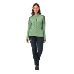 Bluza polarowa damska Vaude Elope Fleece Jacket II. Zielone bluzy damskie Vaude, s, bez wzorów, z polaru, bez kaptura. Za 379.49 zł.