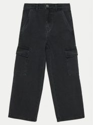 NAME IT Jeansy 13220709 Czarny Wide Leg. Czarne jeansy dziewczęce Name it, bez wzorów, z bawełny. Za 129.99 zł.