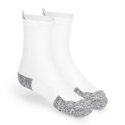 Skarpety do bieganie Under Armour Ad Run Cushion 1Pk Mid. Białe skarpetki damskie Under Armour, bez wzorów. Za 56.99 zł.