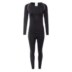 Bielizna termoaktywna Brugi 2RCG Nero - damska, komplet, Rozmiar L/XL. Komplety bielizny Brugi, bez wzorów, z dzianiny. Za 119.00 zł.