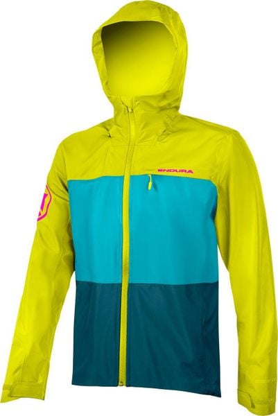 Kurtka nieprzemakalna Endura Singletrack II. Niebieskie kurtki damskie ENDURA, m, bez wzorów, z tkaniny, bez kaptura. Za 659.99 zł.