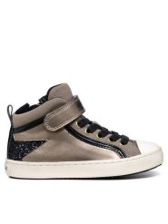 Geox Sneakersy J Kalispera Girl J944GM 0AJGN C0533 D Beżowy. Brązowe buty sportowe dziewczęce Geox, bez wzorów, ze skóry, bez zapięcia. Za 169.99 zł.