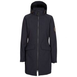 Dlx Maria - Damska kurtka Dlx Softshell Jkt Black Marl. Czarne kurtki damskie DLX, xs, bez wzorów, z materiału, z kapturem. Za 478.00 zł.