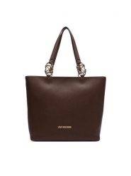 LOVE MOSCHINO Torebka JC4005PP1PLB0300 Brązowy. Brązowe shopper bag Love Moschino, ze skóry, bez dodatków. Za 1,009.00 zł.