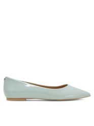 Nine West Baleriny WFA2622-1 Niebieski. Niebieskie balerinki damskie Nine West, bez wzorów, ze skóry. Za 119.99 zł.