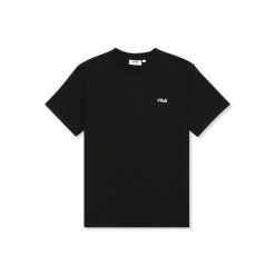 Koszulka damska Fila Lignano. Czarne koszulki damskie Fila, l, bez wzorów, bez kołnierzyka, bez ramiączek. Za 79.00 zł.